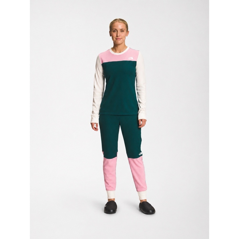 The North Face Waffle Base Layer Pants Women's L Thermal Ski Hiking Outdoors